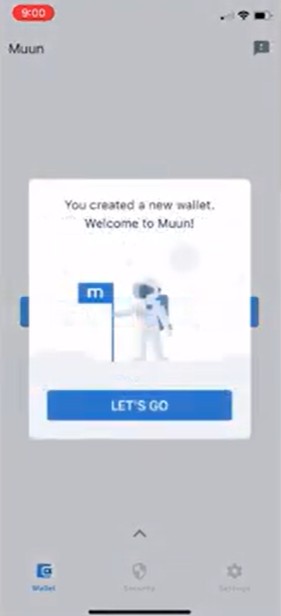STEP 6. You Created New Wallet. You will now be able to send or receive Bitcoin. At this stage your wallet is created, but you still need to secure it.  Tap Let's Go.